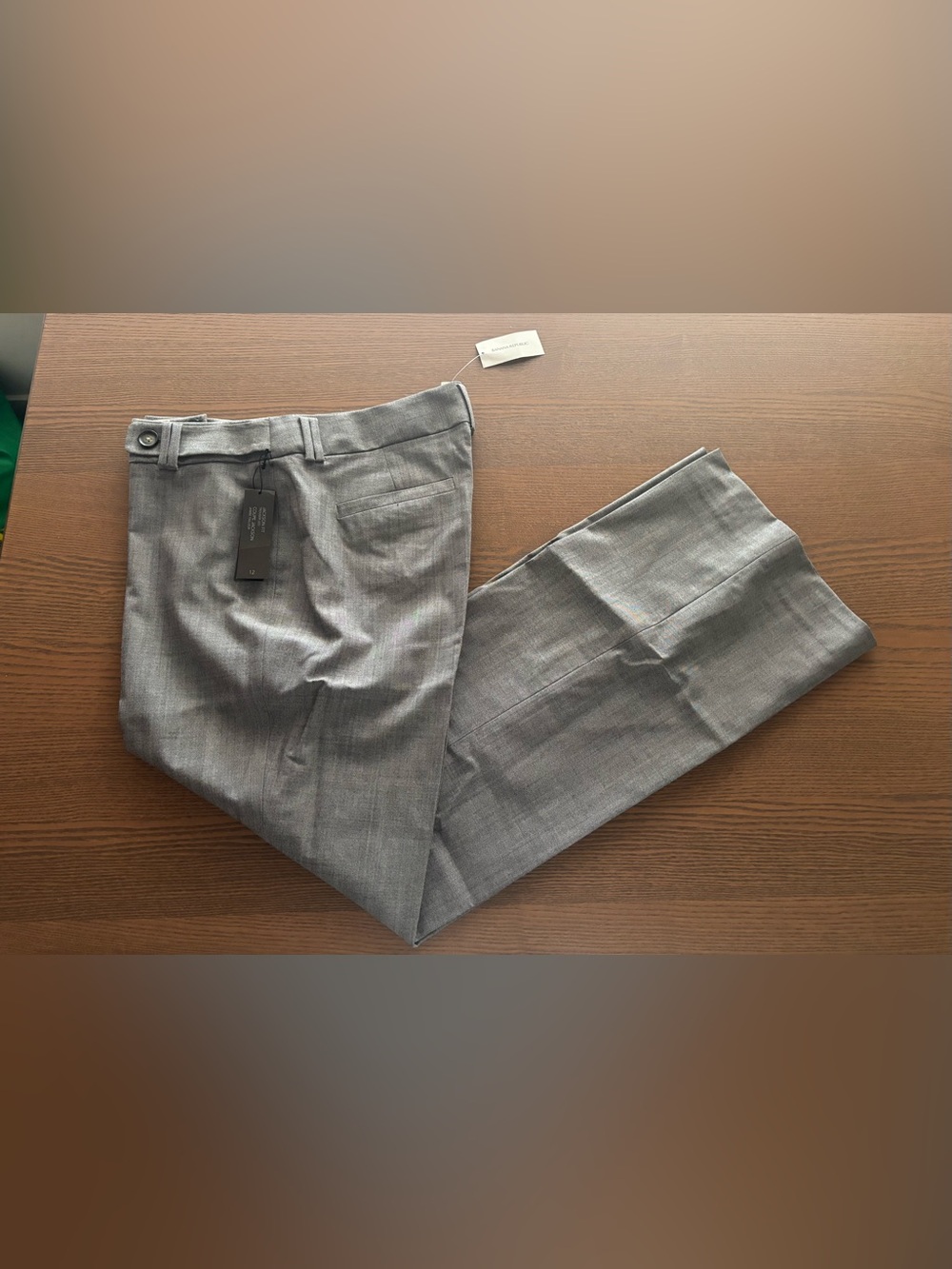 Banana republic grey Jackson fit trouser size 12 NWT